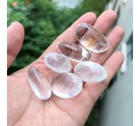 Pierre De Guérison Reiki En Cristal Naturel Pour La Décoration Intérieure,Quartz Rose,Agate,Roulement,Roche De Charbon,Plantes,Poisson Précieux,Aquarium,Bricolage - Type Clear Quartz-50g 2-4pcs