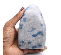 Pierre de Lazulite de 690 grammes et 115 millimètres, Minéral Lazulite de Madagascar, Issue de la Nature, Article Unique, Minéral de Collection, Pierre de Bonheur
