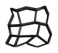 Pierre de marche en béton en plastique 35 x 35 cm pour allée, allée, terrasse, décoration carrée réutilisable pour moule