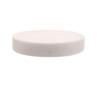 Pierre de Marche en Marbre Rond Blanc pour Jardin et Terrasse | Texture Authentique, Bords Arrondis, Surface Lisse, Usage pour Parterres, Bordures et Allées