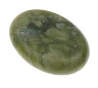 Pierre de massage chaude en jade naturelle pour le visage et le corps 6 x 8 cm