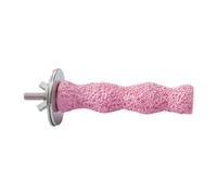 Pierre de meulage d'oiseaux - Parrot Chew Stick, Pet Bird Accessory | 3,54 * 0,91 pouces Pierre molaire à bec, outil de perche monté en cage, jouet de résistance au pied d'ara, Jouu