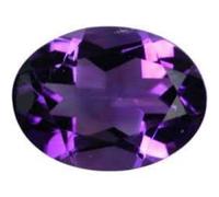 Pierre de naissance de février 12.00 Ratti Améthyste naturelle (Katela) de coupe ovale certifiée en laboratoire, pierre précieuse pour homme ou femme, fabrication de bijoux - B0C55GFKMRNAMZ
