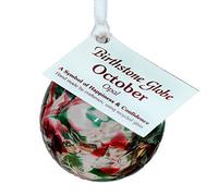 Pierre de naissance du mois d'octobre - Opale - Globe d'amitié - Petit