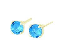 Pierre de naissance Europe et États-Unis Argent Sterling S925 Clous d'oreilles Border Hot de couleur Oreille Ongles avec tous les types de Piercing d'oreille Boucles d'oreilles Boucles d'oreilles