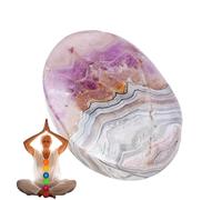 Pierre de pouce d'améthyste, pierres brutes | Roches de poche naturelles,Massage décoratif pour pouce brillant galet brut pour le plaisir de la pâte pour les doigts
