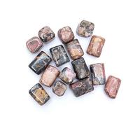 Pierre de rhodonite de qualité A -- ±500g ; ±2-3cm