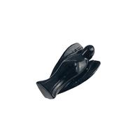 Pierre de shungite polie de qualité supérieure - Pierre noire polie - Sculpture d'ange - Haute protection - Guérison Reiki Chakra Méditation Générateur d'énergie, 74*34*28mm/45g, Acétate, Pas de