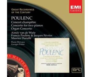 Pierre Dervaux - Poulenc : Concert champêtre / Concerto pour deux pianos, Concerto pour orgue