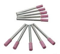 Pierre Die Grinder Composition Céramique 3 x 4 mm Rotatif 10 pcs Perceuse Pierre Polissage Outils pour Plus Embout en Acier Inoxydable pour Meulage Métal