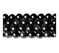 Pierre d'obsidienne arc-en-ciel naturelle, perles rondes en vrac, taille au choix 6, 8, 10, 12mm, pour la fabrication de bijoux, diy-8mm, 48 pièces, 1lot