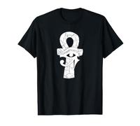 Pierre égyptienne Antique Symbole Ankh Œil de Ra T-Shirt Graphique avec Valeur