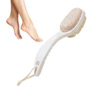Pierre et brosse Pumice - 7.6x1.3x1.89 pouces enveloppe de pied | Épurateur de pieds pratique, accessoires de bain anti-glissement pour hommes et femmes brosse