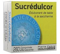 Sucrédulcor Édulcorant De Table À La Saccharine 260 Comprimés Effervescents
