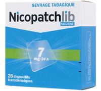 Pierre Fabre Healthcare NicopatchLib 7mg/24h Nicotine 28 Dispositifs Transdermiques