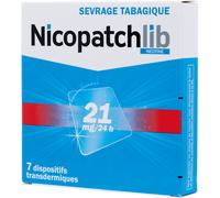 Pierre Fabre Healthcare NicopatchLib Nicotine 21mg/24h 7 Dispositifs Transdermiques