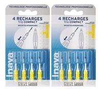 PIERRE FABRE Inava Recharges Trio Compact 1 mm Brosse(S) À Dents 2x4 pc(s)