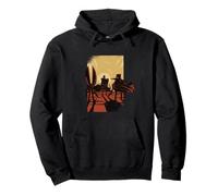 Pierre Feuille Ciseaux Duel Rigolo Humour Cowboy Far West Sweat à Capuche