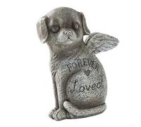 Pierre funéraire en résine pour chien pour hommages durables pour la maison ou le jardin pour les propriétaires, cadeau de condoléances