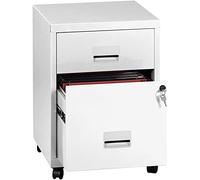 Pierre Henry Caisson de Rangement en Acier 2 tiroirs