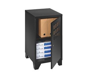 Pierre Henry Casier de Bureau métal Couleur Noir