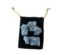 Pierre labradorite noire naturelle de 20 à 30 mm 5 pièces, larvikite brute protection électromagnétique, cristal de quartz noir naturel pour la fabrication de bijoux (Labadorite noire, 5)