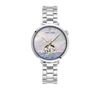 Pierre Lannier - Montre Automatique Australe - Automatic Mouvement de Montre - Epaisseur du boîtier: 12.55 mm - Largeur du boîtier: 35 mm - Acier Inoxydable - Blanc - 3 ATM