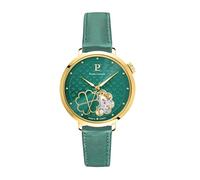 Pierre Lannier - Montre Automatique Esperance - Automatic Mouvement de Montre - Epaisseur du boîtier: 12.55 mm - Largeur du boîtier: 35 mm - Acier Inoxydable - Vert - 3 ATM