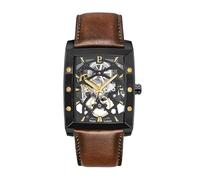 Pierre Lannier - Montre Automatique Hector - Automatic Mouvement de Montre - Acier Inoxydable - Noir - 5 ATM