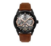 Pierre Lannier - Montre Automatique Monarck - Automatic Mouvement de Montre - Epaisseur du boîtier: 11.6 mm - Largeur du boîtier: 43 mm - Acier Inoxydable - Noir - 5 ATM