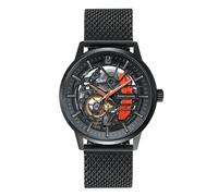 Pierre Lannier Montre Automatique Paddock Acier milanais Noir