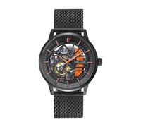 Montre Homme PADDOCK Noir Cadran Bracelet Acier milanais Noir 22 MM