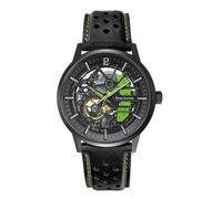 Pierre Lannier Montre Automatique Paddock Cuir Noir