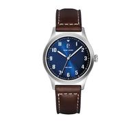 Pierre Lannier - Montre Aviateur - Quartz Mouvement de Montre - Epaisseur du boîtier: 8.5 mm - Largeur du boîtier: 40 mm - Acier Inoxydable - Bleu - 5 ATM