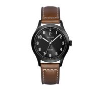 Pierre Lannier - Montre Aviateur - Quartz Mouvement de Montre - Epaisseur du boîtier: 8.5 mm - Largeur du boîtier: 40 mm - Acier Inoxydable - Gris - 5 ATM