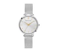 Pierre Lannier Montre analogique à Quartz pour Femme avec Bracelet en Cuir 034N621, Bleu, Bracelet