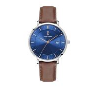 Pierre Lannier - Montre dateur Inti - Quartz Mouvement de Montre - Epaisseur du boîtier: 10.3 mm - Largeur du boîtier: 40 mm - Acier Inoxydable - Bleu - 3 ATM