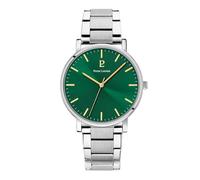Pierre Lannier Montre Homme Essential 251G171 – Cadran vert – Bracelet acier – Résistance 50 m