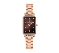 Pierre Lannier Montre Femme Ariane Doré-Rose Cadran Chocolat Bracelet Acier Doré-Rose 12 MM