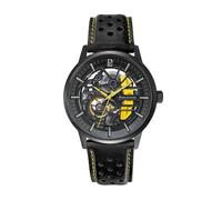 Montre - LANNIE - Paddock 338A443 - Automatique - Cuir Noir - Étanchéité 5 ATM