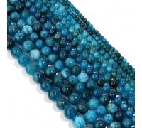 Pierre Lapis Lazuli Perlée Naturelle, 1 Pièce, Pour La Fabrication De Bracelets, Colliers Et Bijoux Vintage, Perles De Prière 6mm,8mm,10mm,4mmpierre