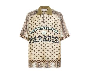 Pierre-Louis Mascia - Chemise col camp Aloe - Homme - Tops - Beige - Taille: S