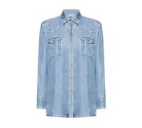 Pierre-Louis Mascia - Silk Shirt - Femme - Blouses et Chemises - Bleu - Taille: 44 FR