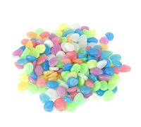 Pierre Lumineuse pour Aquarium, 200 pièces, Pierres fluorescentes colorées pour décoration d'aquarium de Jardin, matériau en résine Plastique, Taille 25 mm