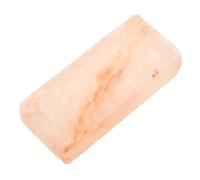 Pierre Minérale de Massage Exfoliante pour Talons, Usage Spa | Sel Minéral Cristallin Poli, Forme Arrondie sans Angle, Exfoliation Douce, pour Pieds et Épaules
