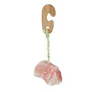 Pierre minérale - TRIXIE - Sel de l'Himalaya - Pour rongeurs - 65 g - Corde de suspension