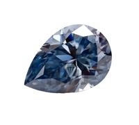 Pierre moissanite en vrac taille poire de 3 x 5 mm à 10 x 14 mm avec haute dureté qui passe les tests de diamant pour la fabrication de bijoux, 5x8mm 1.0ct, Moissanite