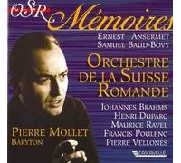 Pierre Mollet, Baryton Mémoires De L'osr