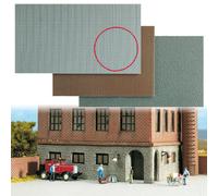 Pierre Mural Décor Feuille 250 X 140 MM X 2 MM Ho / Jauge D'Oo Busch 7401