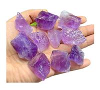 Pierre Naturelle de 1 LB de Cristal d'améthyste, Pierres brutes de Pierres de Roche brutes, Pierres minérales pour la culpabilité, la guérison de Cristaux de Wicca Reiki et l'artisanat